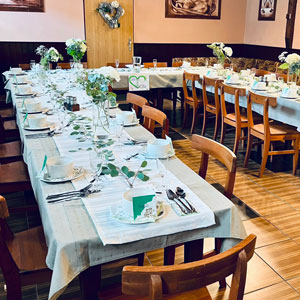 Interiér hospůdky